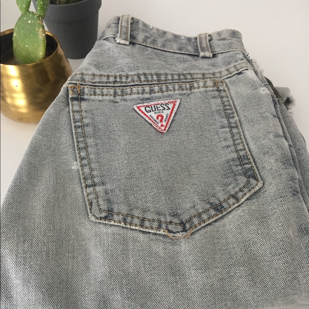 Vintage Guess Jeans with Zippered ankles